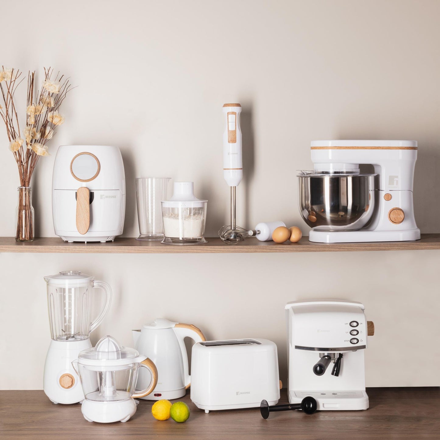 Hervidor Eléctrico Naturally 1500-1800w De 1,7l Blanco Bergner_2