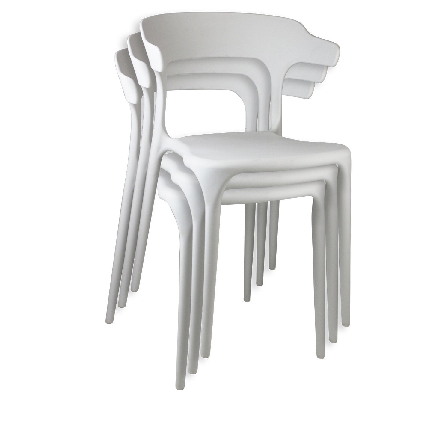 Pack 4 Sillas De Exterior Apilables Madonna 74,3x47x47cm Thinia Home_5