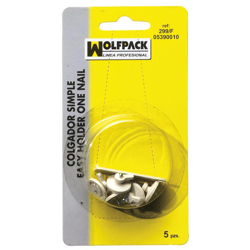 Cuelga Cuadros Redondo Grande (blister 5 Unidades) Clavar