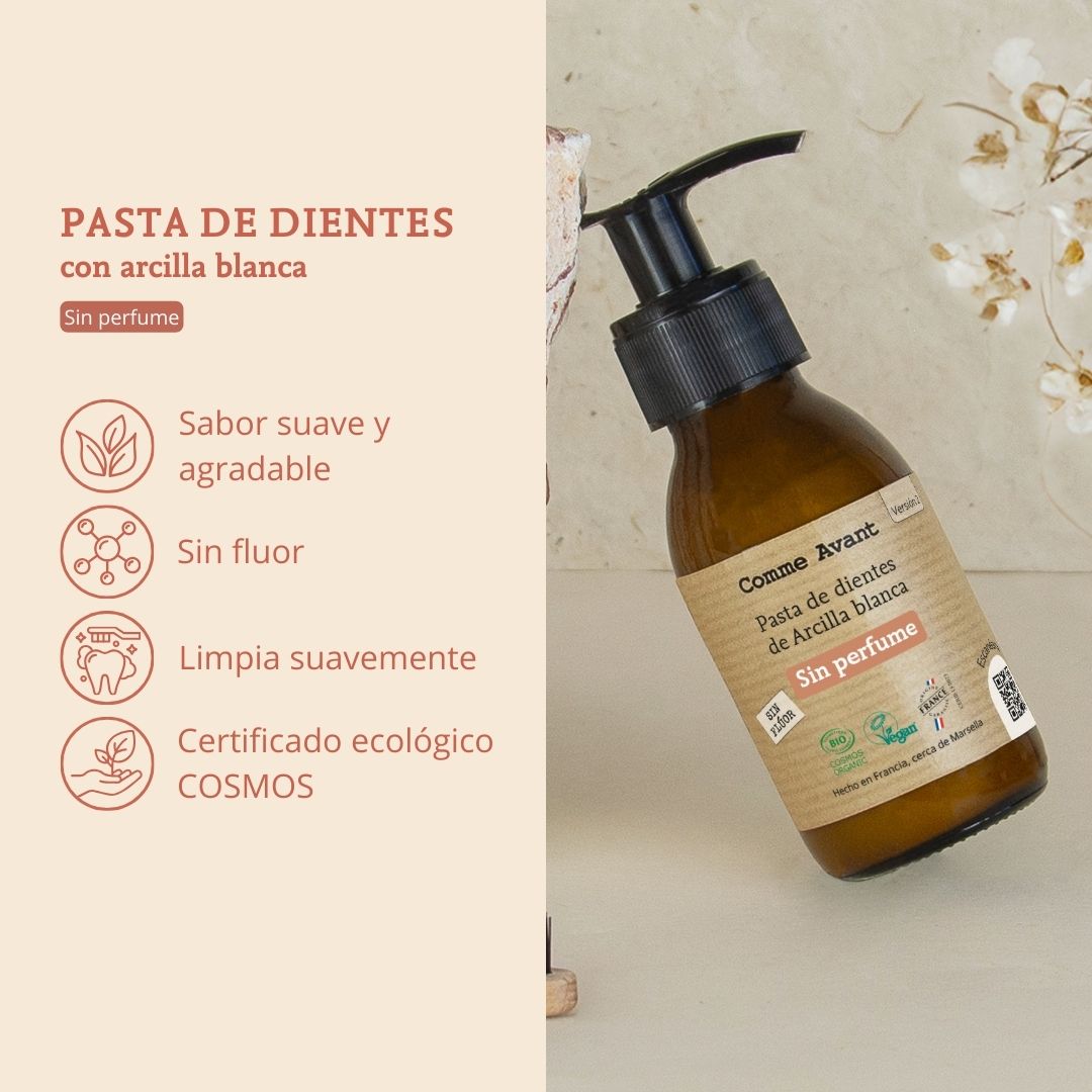 Pasta De Dientes De Arcilla Blanca - Sin Fragrancia_5