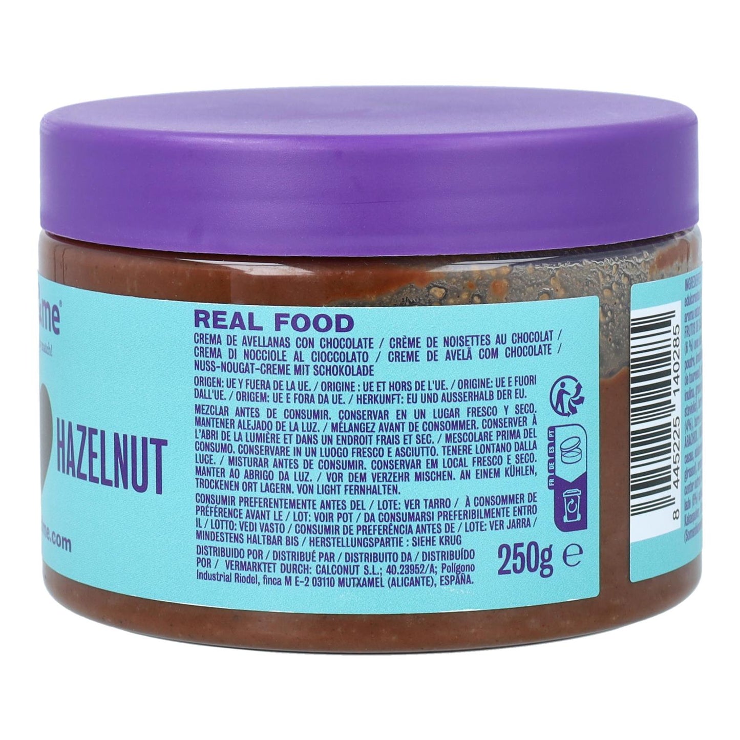 Crema de cacao y avellana Nut&me 250g