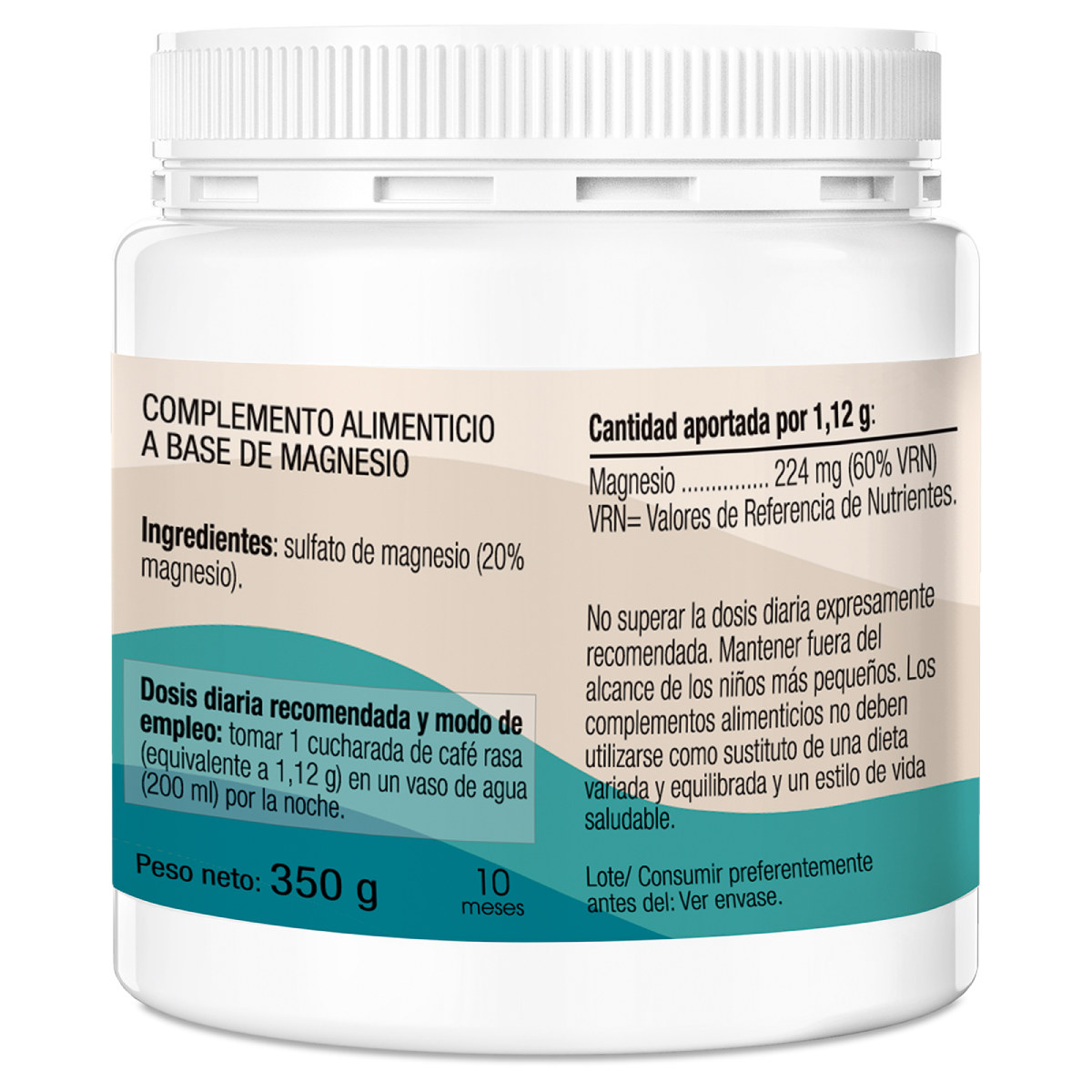 Epsolax sales de Magnesio El Granero 350 g