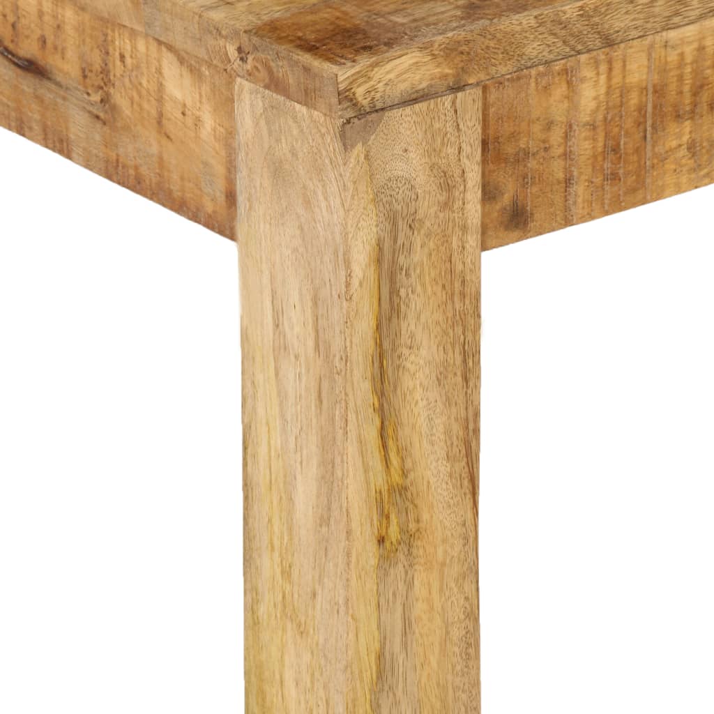 Mesa De Centro De Madera Maciza De Mango 80x80x40 Cm_4