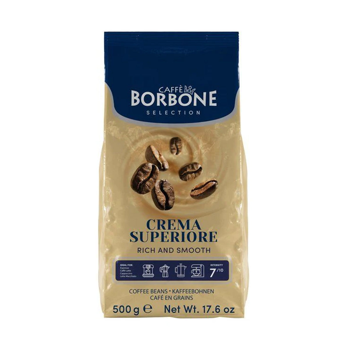 Café en Granos Crema Superiore Borbone 500g