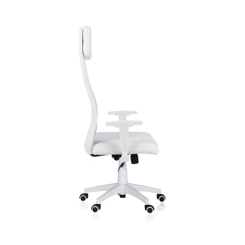 Silla De Oficina Airflow Símil, Blanco, 65 X 120a128 X 65cm_5