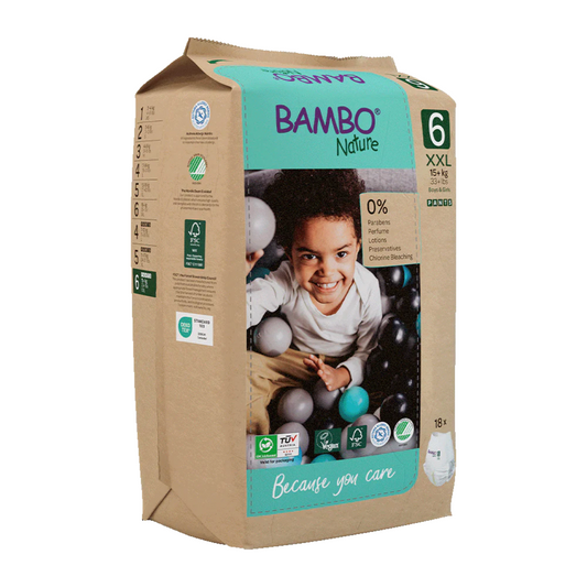 Bambo Nature pants T6 (+15kg) 18 uds