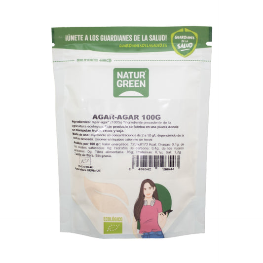 Agar Agar Bio en polvo NaturGreen 100 g