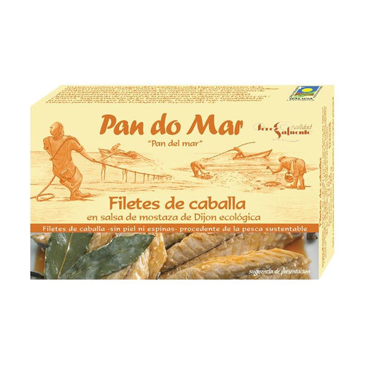 Filetes De Caballa En Salsa De Mostaza Dijon Ecológica - 120gr