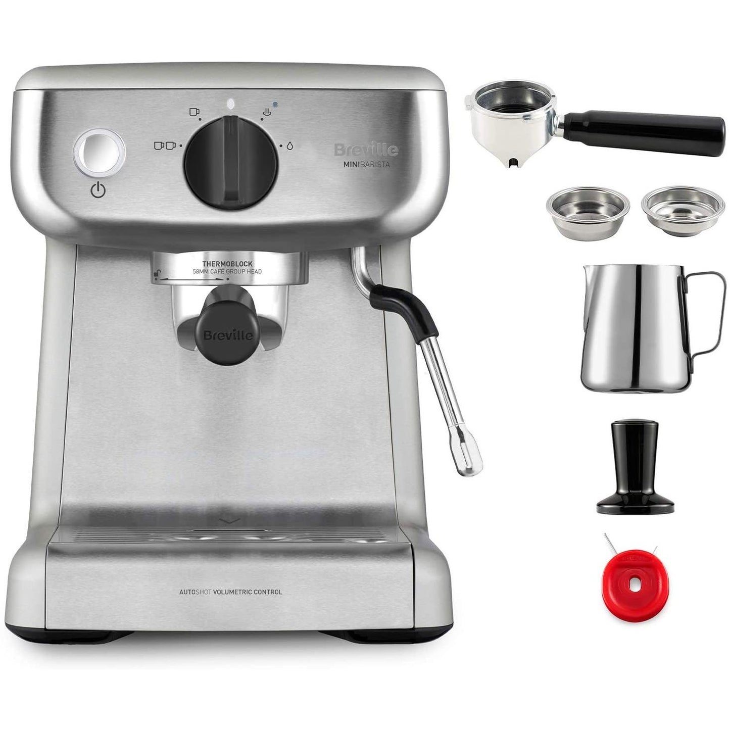 Breville Mini Barista Cafetera Expresso 15 Bares
