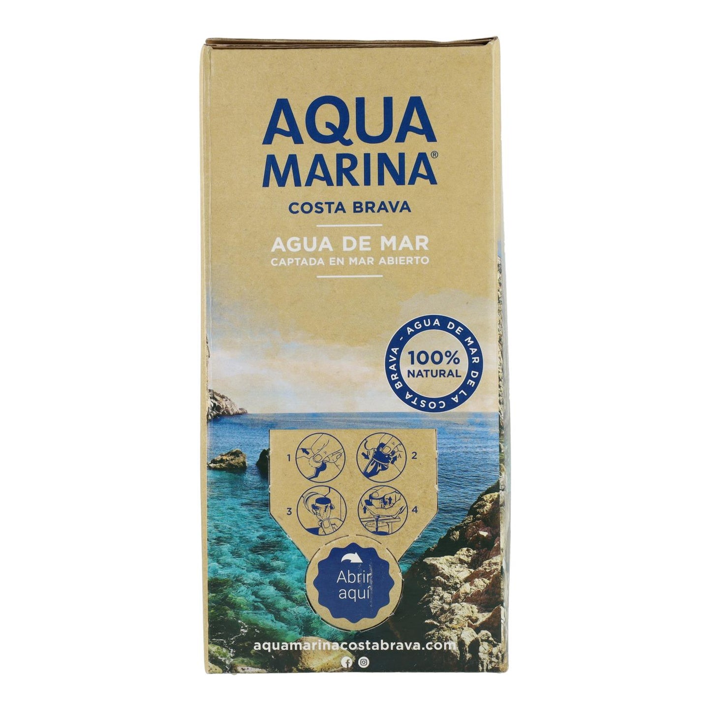 Agua De Mar Hipertónica B&B Aquamarina 3 L