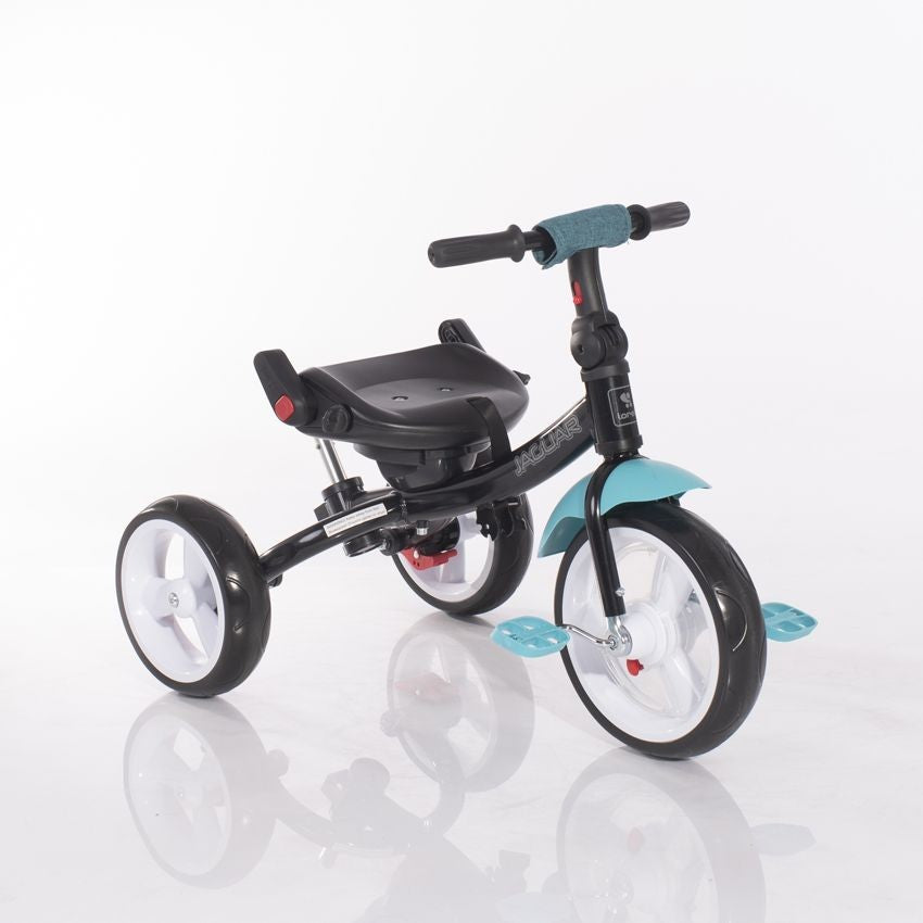 Triciclo Evolutivo Jaguar Con Capota , Asiento Giratorio 360º Y Ruedas Eva Green Luxe_4