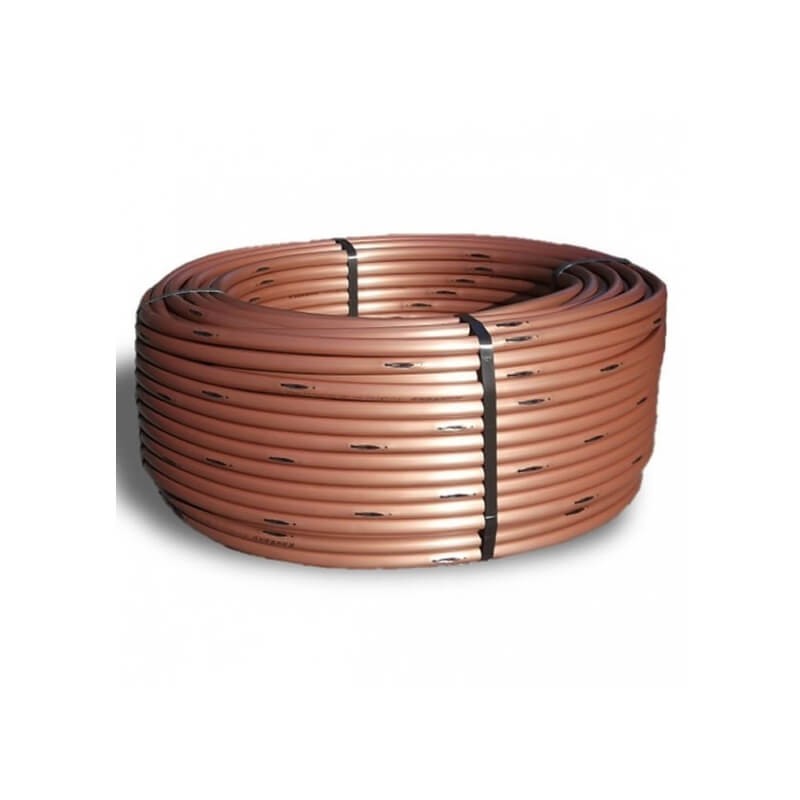 Tubería Rain Bird Xfs 16mm Marrón Para Riego Subterráneo A 33cm Protección Contra Las Raices. 100m_0