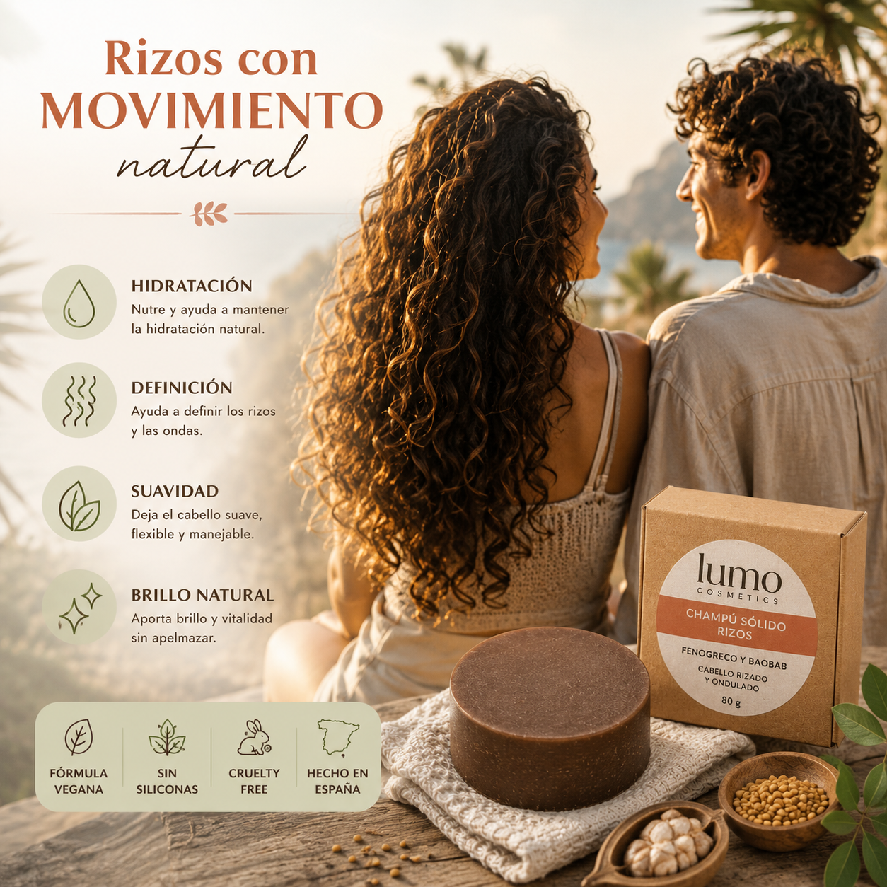 Champú Sólido Rizos 80 g | Fenogreco y Baobab | Cabello Rizado y Ondulado_5
