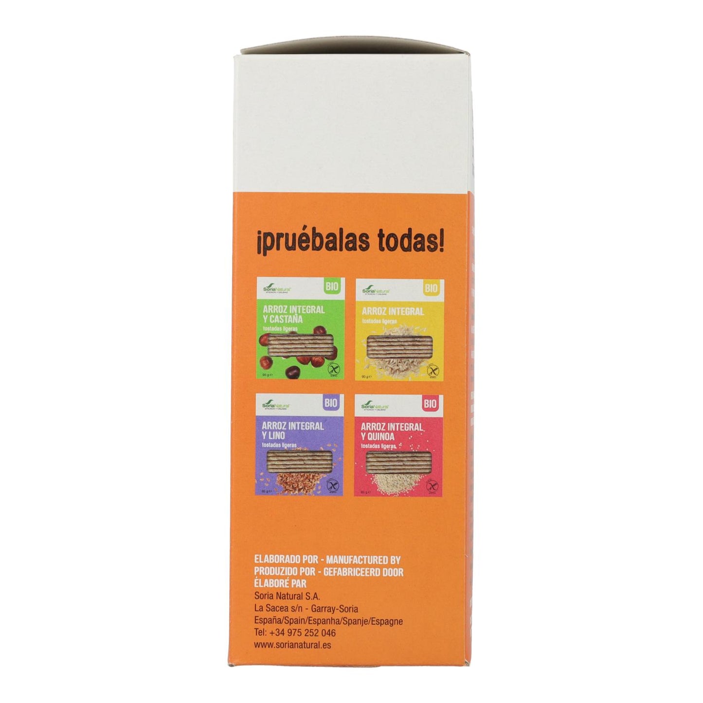 Tostadas de Arroz y Trigo Sarraceno Soria Natural 90 g