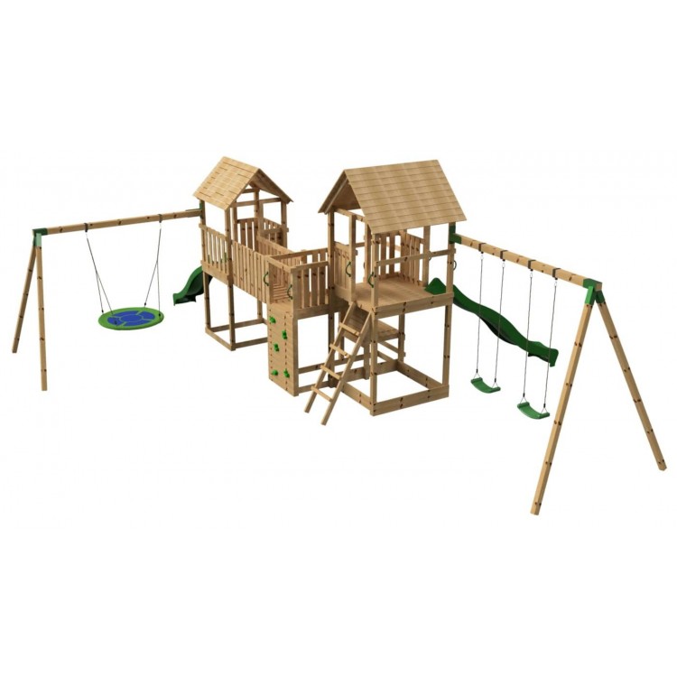 Parque Infantil Masgames Himalaya Madison: Puente De Madera.