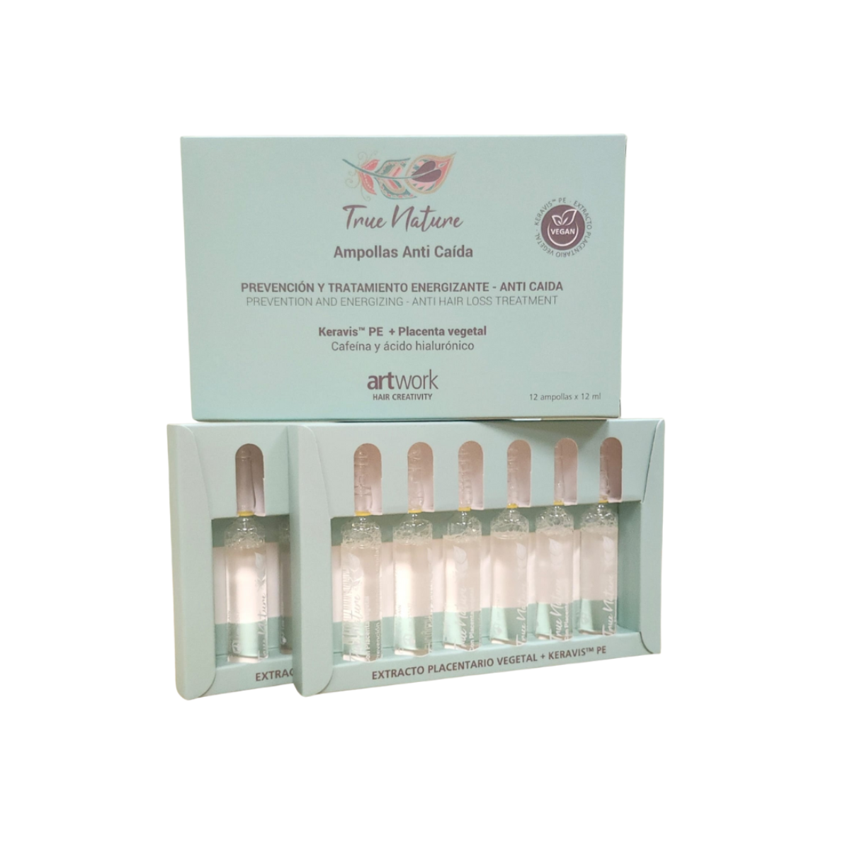 Ampollas Anti Caída True Nature 12 Uds