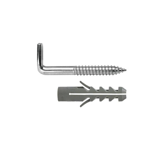 Kit Sanitario Alcayata Con Taco Expansión Ø 10 X 50 Mm. Fijación Calentadores / Termos De Agua