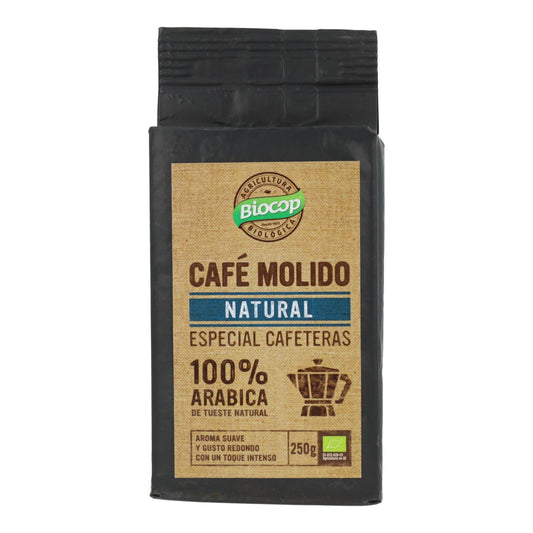 Café Molido 100% Arábica Bio Biocop 250 g