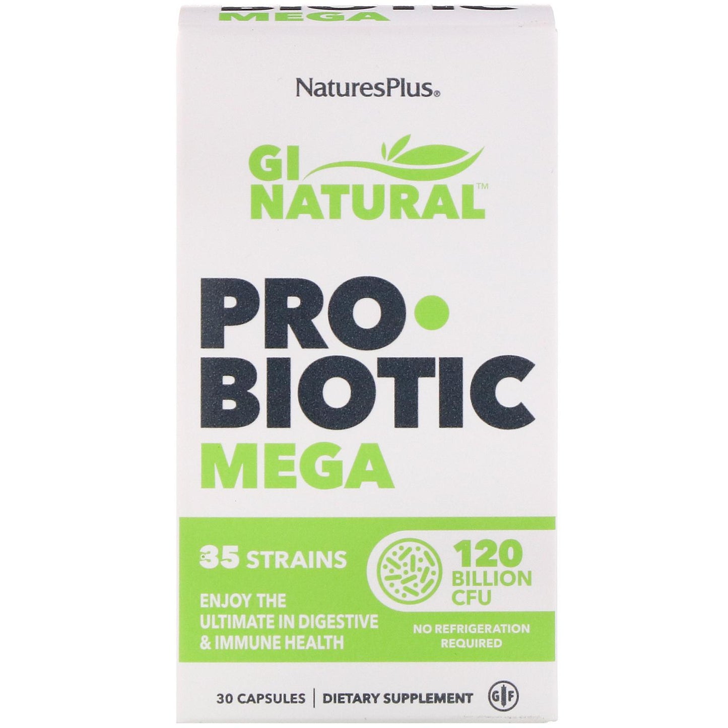 Probiótico Gi Natural Mega Nature's Plus 30 cápsulas