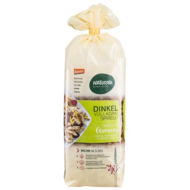 Espirales Integrales de Espelta Demeter Naturata 500 g