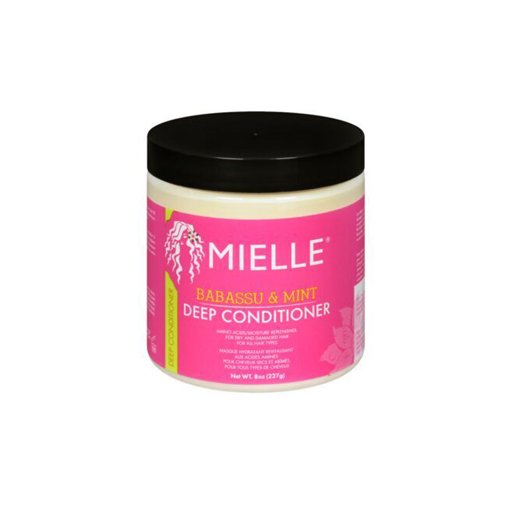 Acondicionador Profundo Aceite De Babasú Y Menta Mielle Organics 227g_0