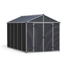 Cobertizo de jardín Rubicon 237x337 cm gris oscuro Canopia