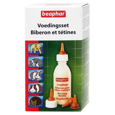 Kit Biberon+4 Tetinas+Limpiador Beaphar
