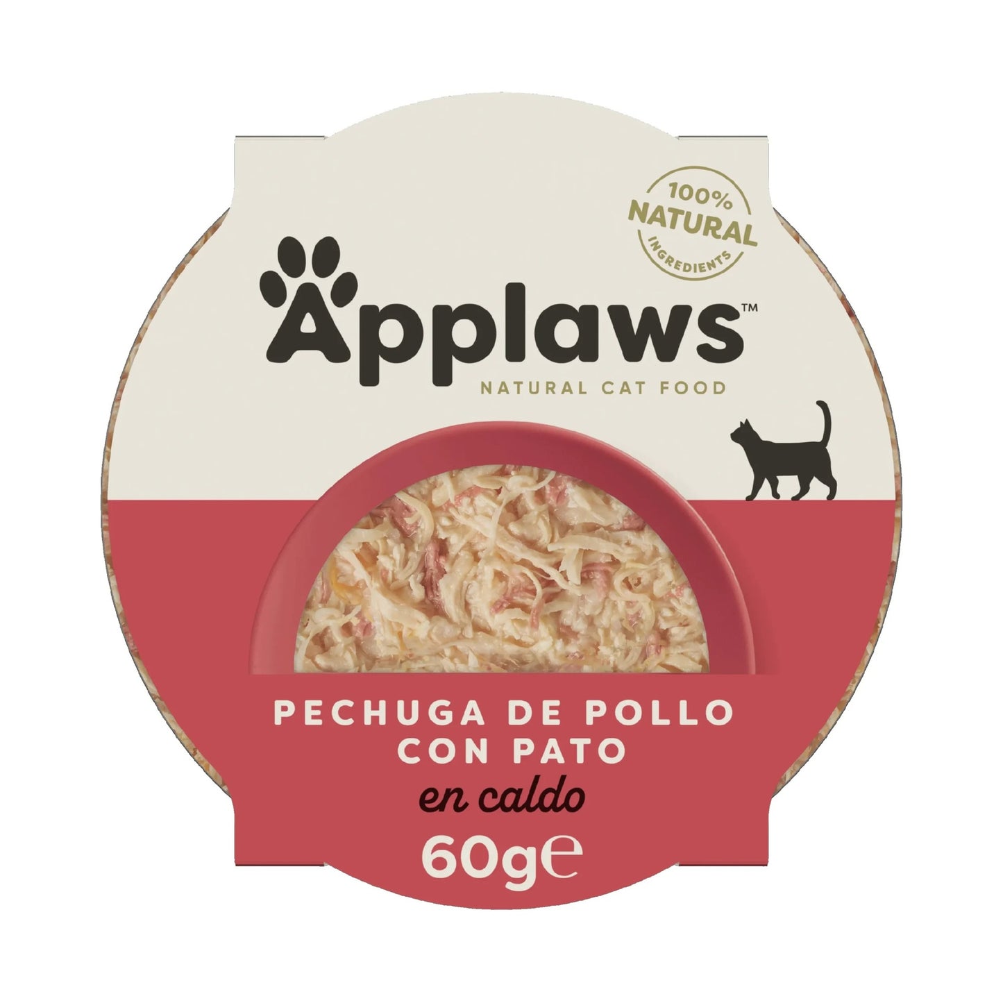 Tarrina para gatos Pechuga Pollo y Pato Applaws 60 g