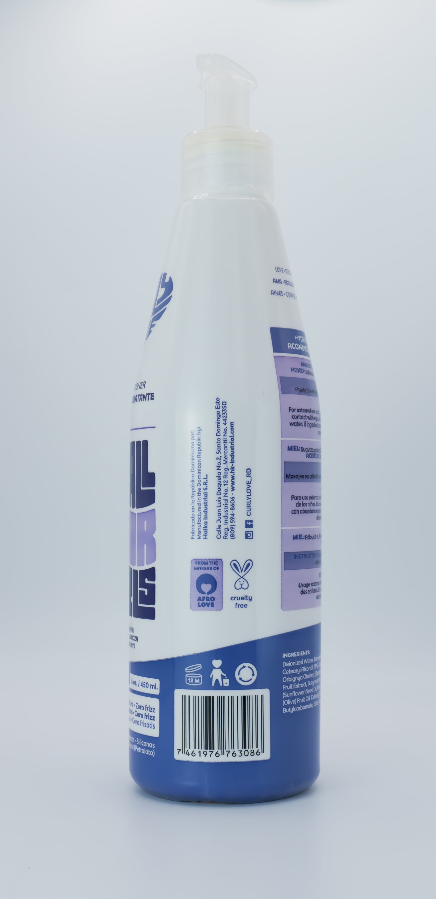 Curly Love Acondicionador Hidratante 450ml Xl_1