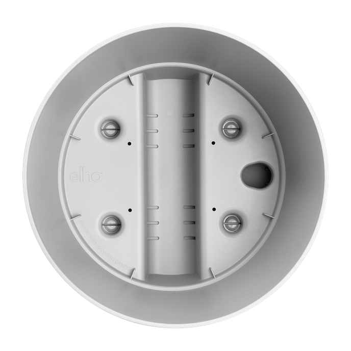 Macetero con autoriego Greensense Aquacare Round Elho 35cm light concrete