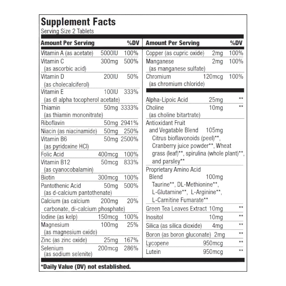 Multivitamin For Men - 60 Tabletas - Complejos Multivitaminicos - Biotech Usa_1