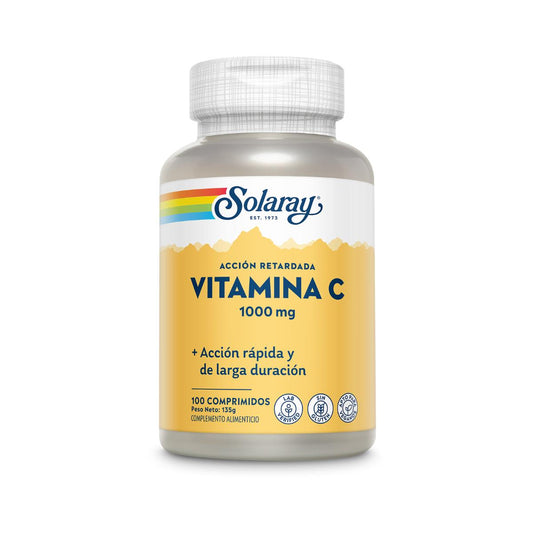 Vit. C 1000 Mg. A/R Solaray 100 comprimidos