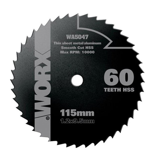 Disco de corte de acero rápido HSS 115mm para WorxSaw XL - Worx