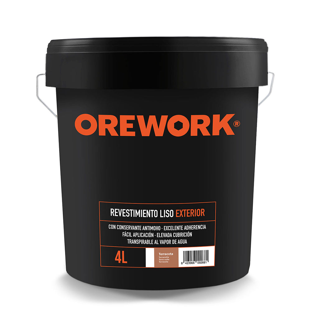 Revestimiento Liso Exterior Terracota - 4 L_0