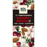 Tableta de Chocolate vegano blanco con almendra y arándano bio Sol Natural 70 gr