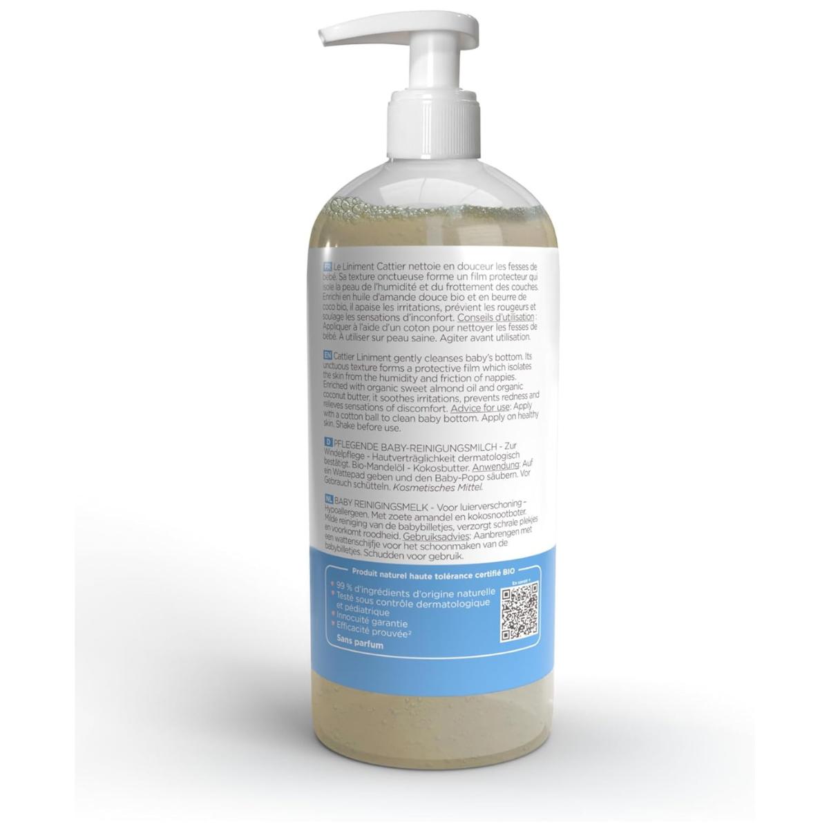Gel de baño bebés Cattier 500 ml