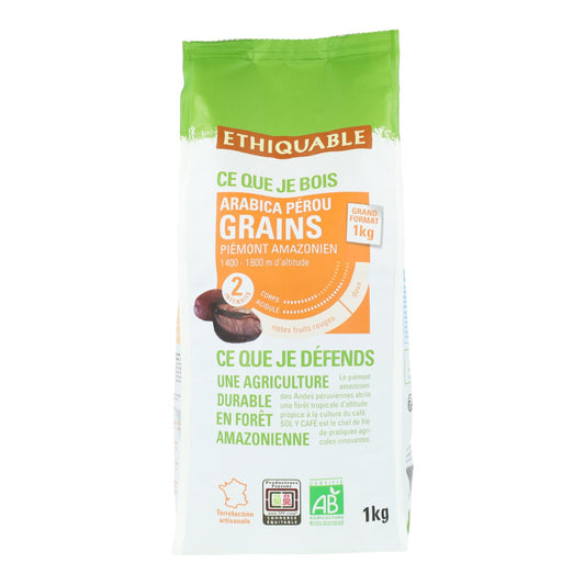 Café Premium Grano Perú Oro verde BIO ideas Comercio Justo 1kg