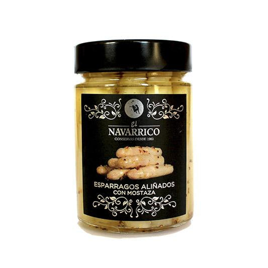 Espárragos Aliñados con Mostaza Frasco Mio 314 ml