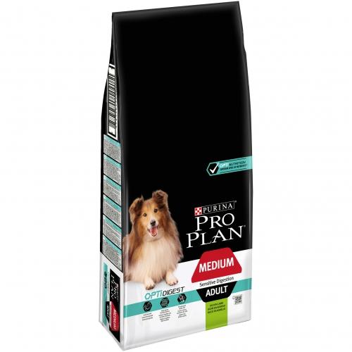 PRO PLAN Mediano OPTIDIGEST Cordero 14kg