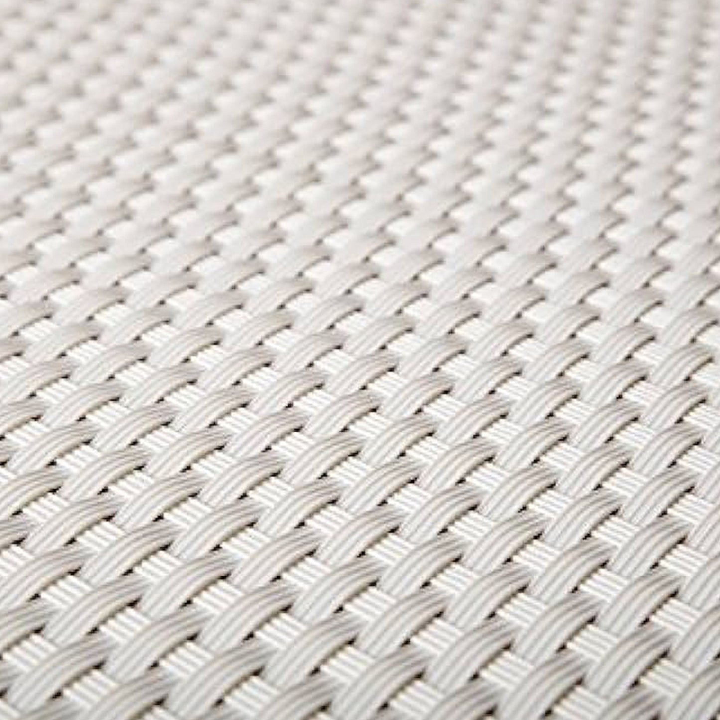 Banda De Ocultación De Polirattán Para Valla Blanco.