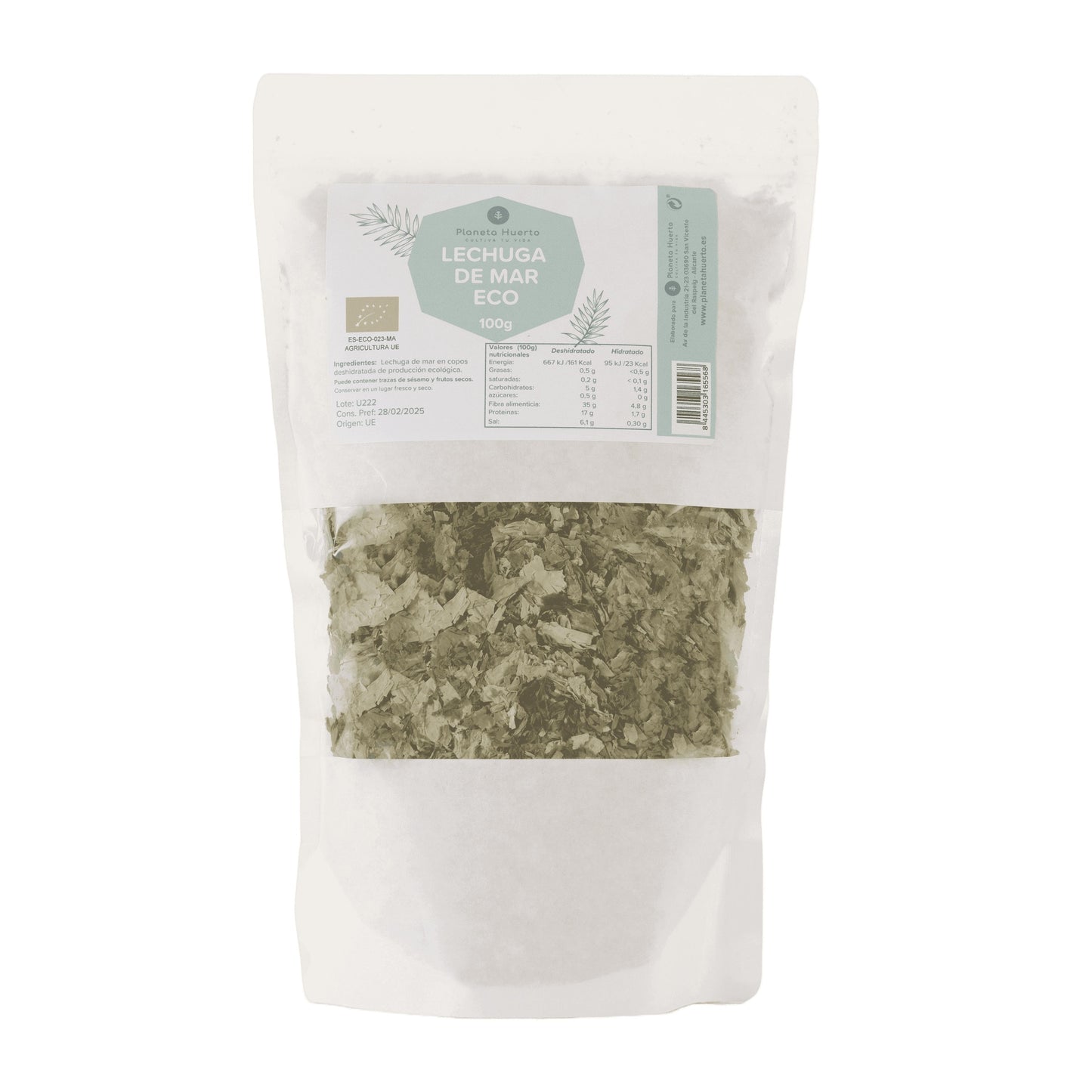 Alga Lechuga de mar ECO Planeta Huerto 100 g