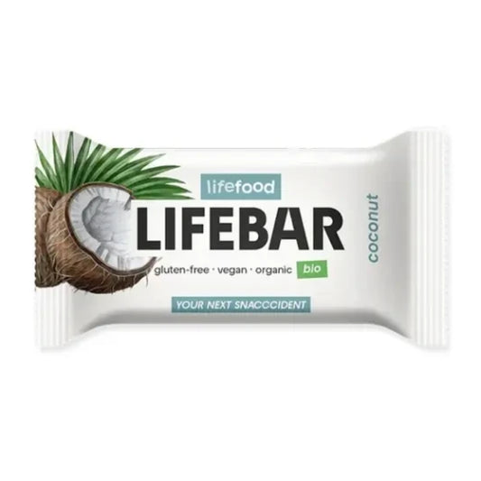 Barrita de coco bio, Life Food, 40 g Lifebar