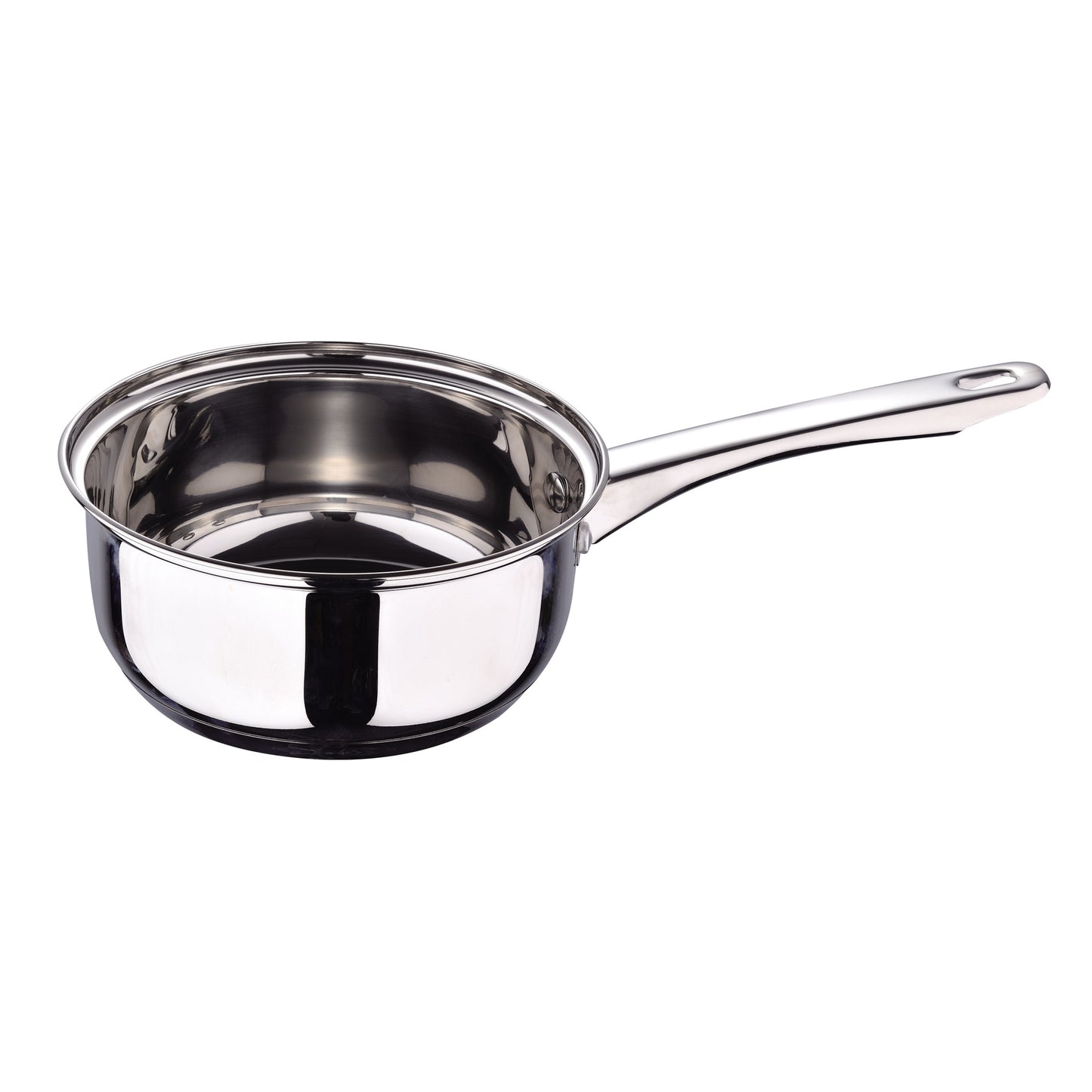 Bateria 5pcs Acero Inoxidable: Cazo Ø16x7,5 Cacerolas De Ø18x8,5 Y Ø20x9,5 Cms., Inducción + Set 3pcs Utensilios De Cocina En Acero Inoxidable