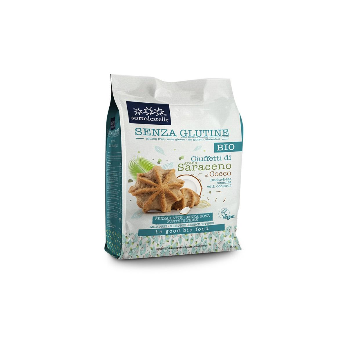 Galleta trigo sarraceno coco sin gluten Sotto 250g