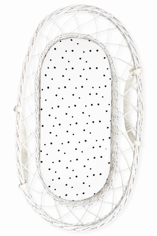 Pack 2 Bajera Capazo Algodón Black Dots-bloom