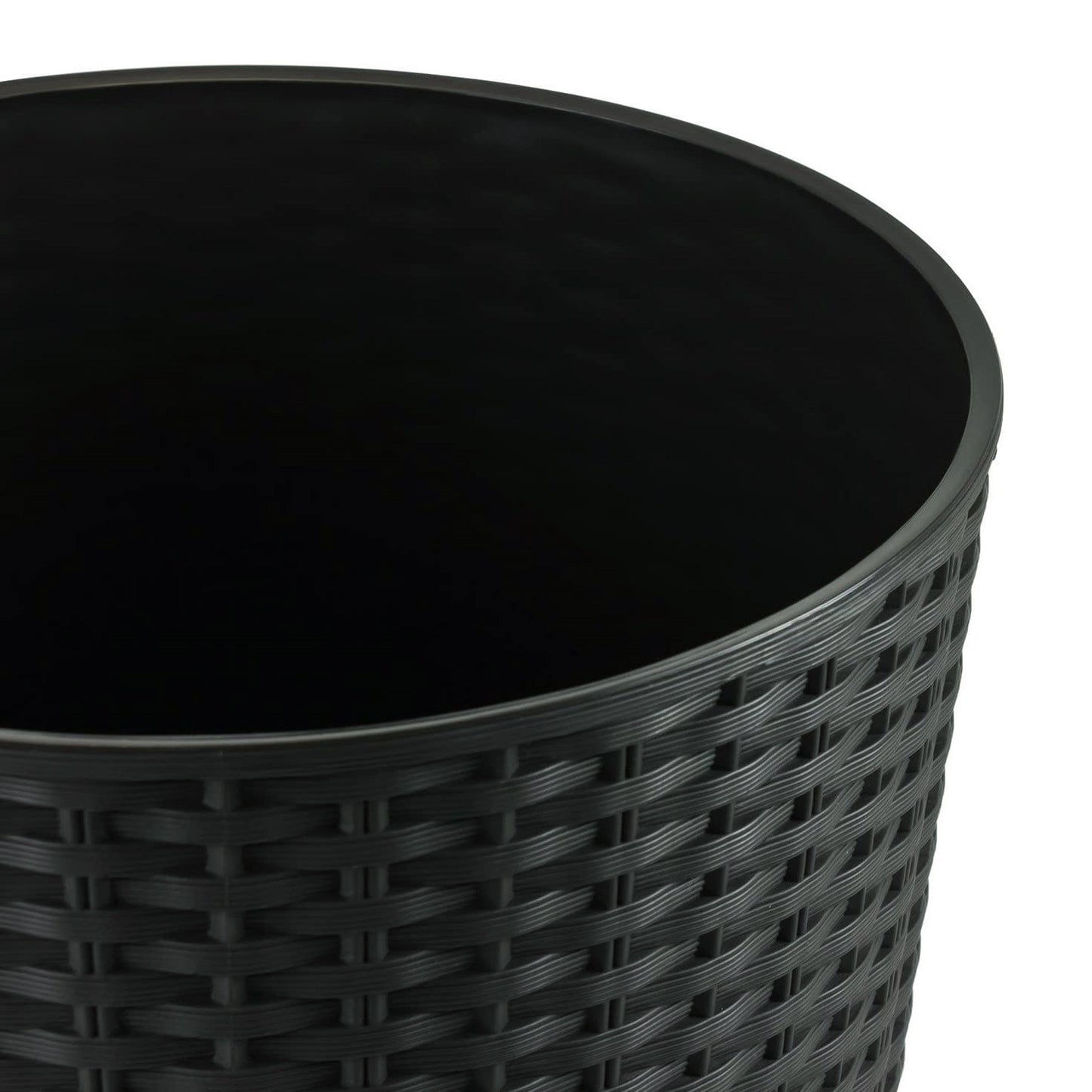 Maceta Rato De 15,5 Litros Con Inserto 25 X 25 X 47,6 Cm En Color Antracita_5