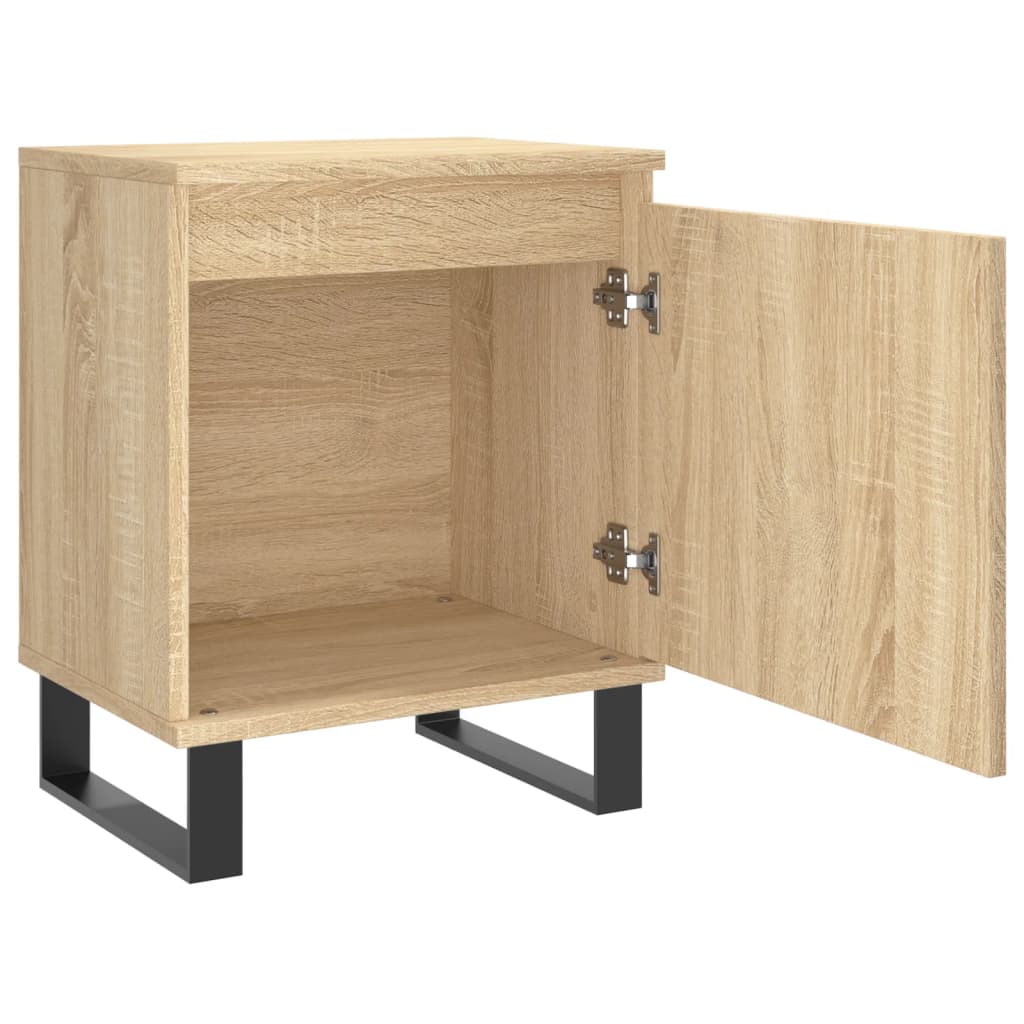 Mesitas Noche 2 Uds Madera Ingeniería Roble Sonoma 40x30x50 Cm_4