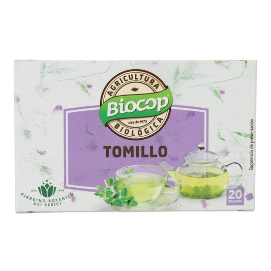 Té Tomillo Biocop Giardino, 20 bolsitas
