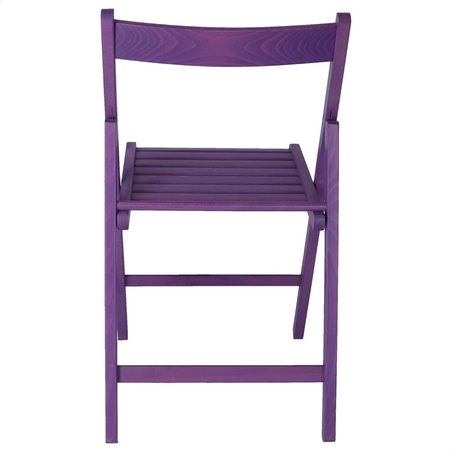 Well Home Mobiliario & Decoración - Pack 4 Sillas Bas En Madera De Haya, Acabado Lila