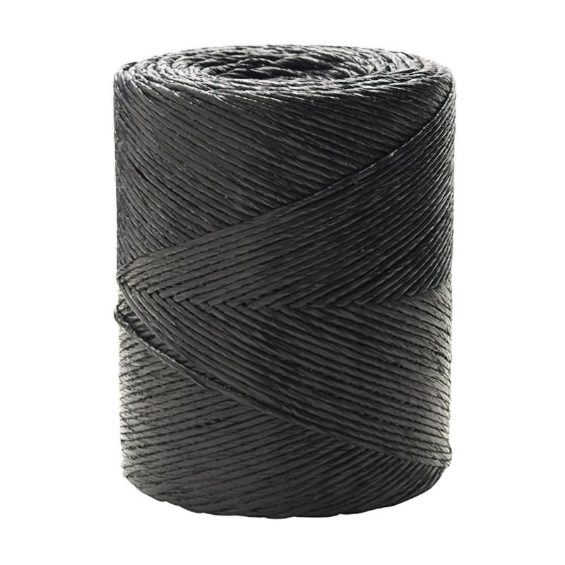 Cuerda Rafia Bobina 750 Gramos Color Negro